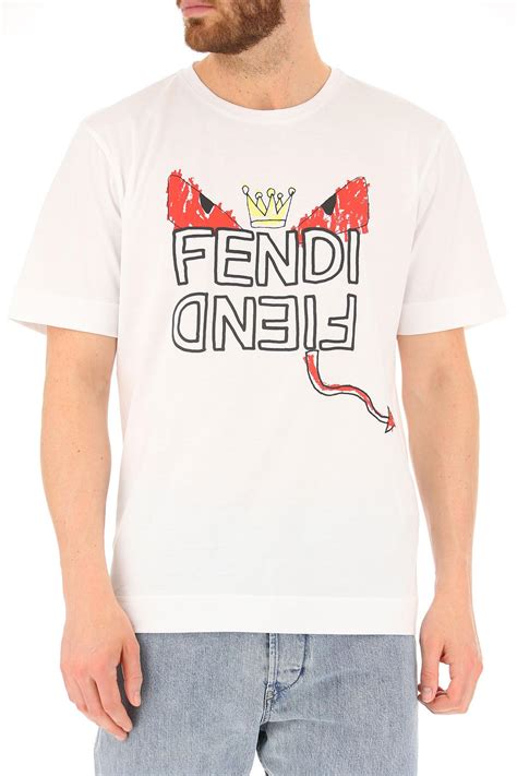 fendi mens white shirt|fendi new collection t shirts.